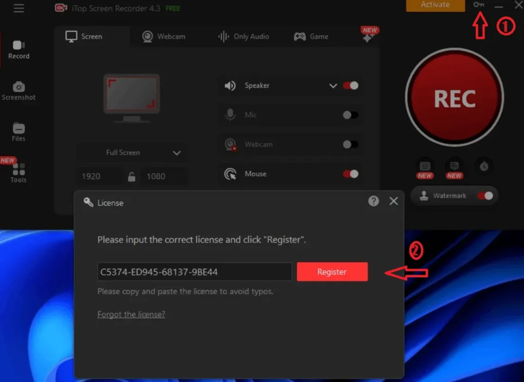 Itop Screen Recorder Key