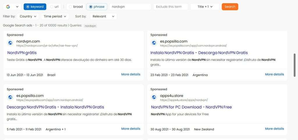 Nordvpn Keyword