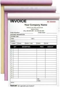 Invoice Book for Small Business